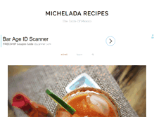Tablet Screenshot of michelada-recipes.com